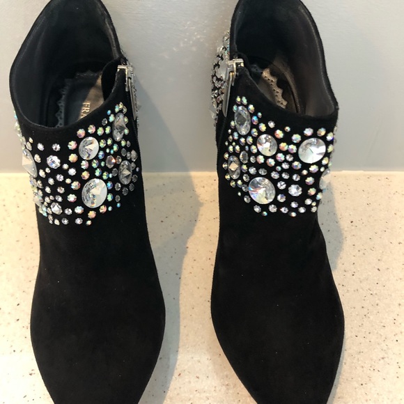 Sacco Sparkle Booties - Leather boots, crystal - Picture 3 of 8